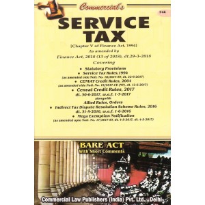 Commercial's Service Tax Bare Act 